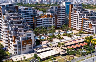 4th-Floor Elevated 2+1 VIP Garden Duplex in Sunis Blue Residence (20m to Beach)