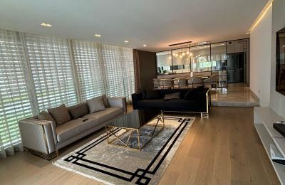 VIP-квартира 4+1 с панорамным видом на море в Makiport Residence Коньяалты (20 м до пляжа)