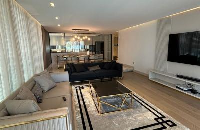VIP-квартира 4+1 с панорамным видом на море в Makiport Residence Коньяалты (20 м до пляжа)