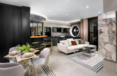 Detached 3-Bedroom Luxury Villa with Panoramic Sea Views in Kargicak Alanya
