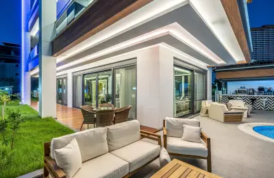 Detached 3-Bedroom Luxury Villa with Panoramic Sea Views in Kargicak Alanya