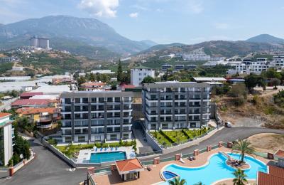 Fully Furnished Brand New 1+1 Apartment in Sea Nature Residence, Alanya Kargicak