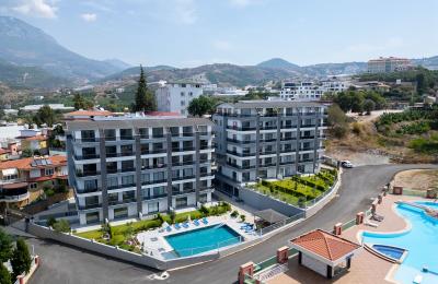 Fully Furnished Brand New 1+1 Apartment in Sea Nature Residence, Alanya Kargicak