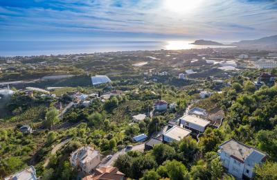 Full Sea & Castle View 4+1 Smart VIP Villa with Private Jacuzzi in Alanya Kestel