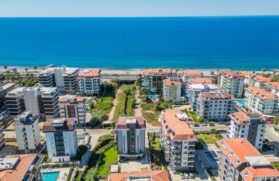 Unique Property in Alanya Kestel: Sea View 2+1 Apartment with a Separate Studio Unit