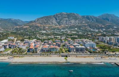 Unique Property in Alanya Kestel: Sea View 2+1 Apartment with a Separate Studio Unit