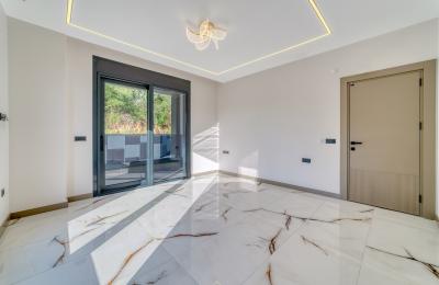 Full Sea & Castle View 4+1 Smart VIP Villa with Private Jacuzzi in Alanya Kestel