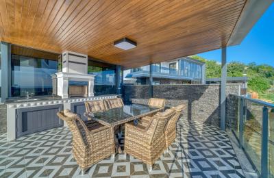 Full Sea & Castle View 4+1 Smart VIP Villa with Private Jacuzzi in Alanya Kestel
