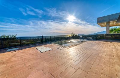 Full Sea & Castle View 4+1 Smart VIP Villa with Private Jacuzzi in Alanya Kestel