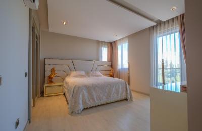 Fully Furnished 4+1 VIP Loft Duplex with Pool View in Casaba Site, Konyaalti