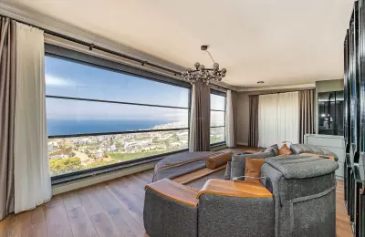 Fully Furnished 4+1 Luxury Detached Villa with Private Pool & Sea Views
