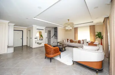 Fully Furnished 4+1 Luxury Detached Villa with Private Pool & Sea Views