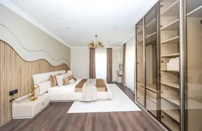 Fully Furnished 4+1 Luxury Detached Villa with Private Pool & Sea Views