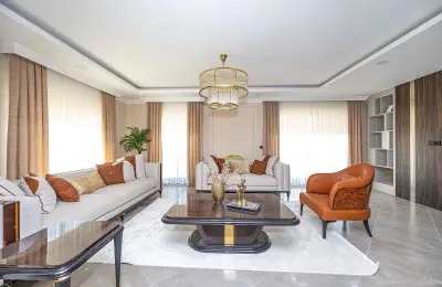 Fully Furnished 4+1 Luxury Detached Villa with Private Pool & Sea Views