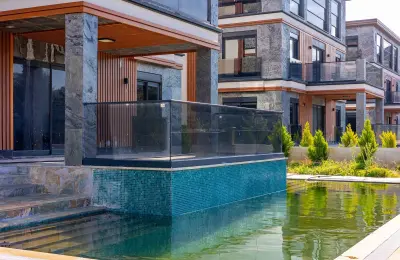 Fully Furnished 4+1 Luxury Detached Villa with Private Pool & Sea Views