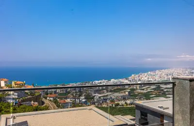 Fully Furnished 4+1 Luxury Detached Villa with Private Pool & Sea Views
