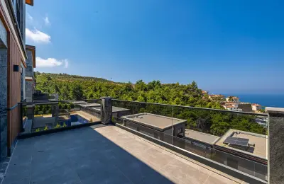 Fully Furnished 4+1 Luxury Detached Villa with Private Pool & Sea Views