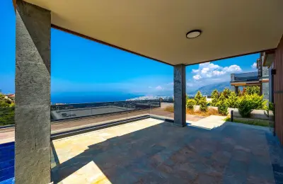 Fully Furnished 4+1 Luxury Detached Villa with Private Pool & Sea Views