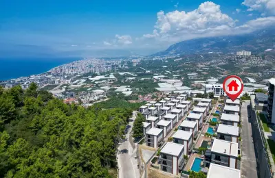 Fully Furnished 4+1 Luxury Detached Villa with Private Pool & Sea Views