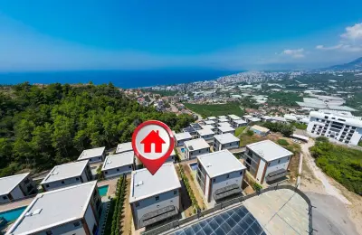 Fully Furnished 4+1 Luxury Detached Villa with Private Pool & Sea Views