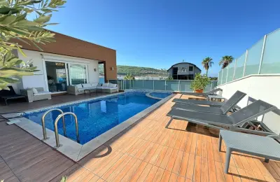 Alanya Kargıcak’ta Tam Eşyalı Müstakil Havuzlu & Bahçeli 4+1 Dubleks Lüks Villa