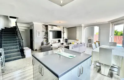Alanya Kargıcak’ta Tam Eşyalı Müstakil Havuzlu & Kış Bahçeli 5+1 Tripleks Lüks Villa