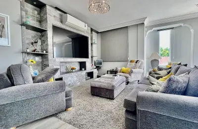 Alanya Kargıcak’ta Tam Eşyalı Müstakil Havuzlu & Kış Bahçeli 5+1 Tripleks Lüks Villa