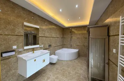 Fully Renovated & Furnished 4+1 Duplex Apartment with Private Sauna for Sale in Konyaalti Liman