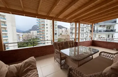 Fully Renovated & Furnished 4+1 Duplex Apartment with Private Sauna for Sale in Konyaalti Liman