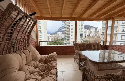 Fully Renovated & Furnished 4+1 Duplex Apartment with Private Sauna for Sale in Konyaalti Liman