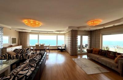 Элитная Квартира 4+1 в Ларе, Чаглаян: Панорамный Вид на Море и 210 м² Пространства