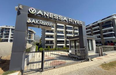 Vanessa River Residence: Kargıcak'ta Nehir Kenarı, 250m Denize Satılık Daireler