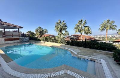Undisturbed Sea View 4+1 Ultra-Luxury Villa with Underground Garage in Alanya Kargicak