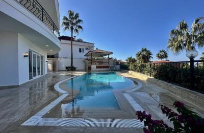 Undisturbed Sea View 4+1 Ultra-Luxury Villa with Underground Garage in Alanya Kargicak