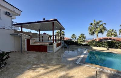 Undisturbed Sea View 4+1 Ultra-Luxury Villa with Underground Garage in Alanya Kargicak