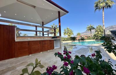 Undisturbed Sea View 4+1 Ultra-Luxury Villa with Underground Garage in Alanya Kargicak