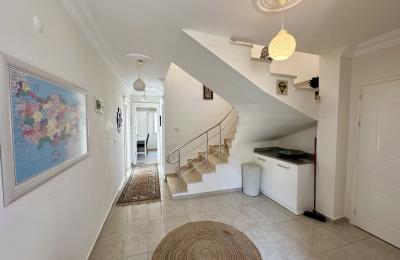 Panoramic Sea & City View Villa for Sale in Alanya Tepe – Diamond Garden Complex