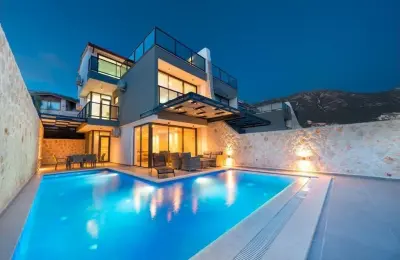 3-Bedroom Modern Luxury Villa with Private Pool in Kalamar, Kalkan