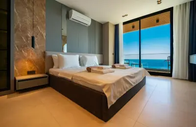 Sovereign 3-Bed Panoramic Sea View Villa near Kalamar Beach Clubs in Kalkan