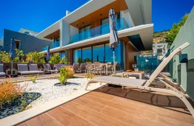 Sovereign 3-Bed Panoramic Sea View Villa near Kalamar Beach Clubs in Kalkan