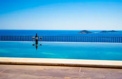 Sovereign 3-Bed Panoramic Sea View Villa near Kalamar Beach Clubs in Kalkan
