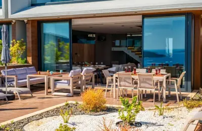 Sovereign 3-Bed Panoramic Sea View Villa near Kalamar Beach Clubs in Kalkan