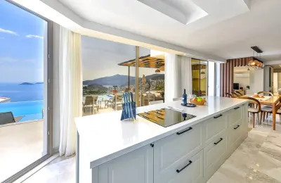 Luxury 5-Bedroom Villa with Infinity Pool & Development Land in Kalkan Bay