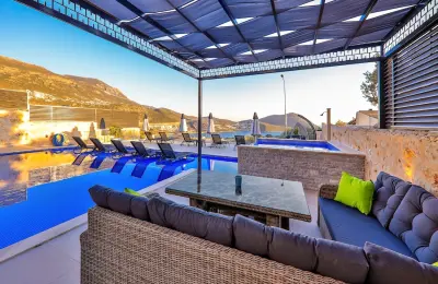 Sovereign 5-Bed Luxury Villa with Private Pool & Jacuzzi in Ortaalan Kalkan