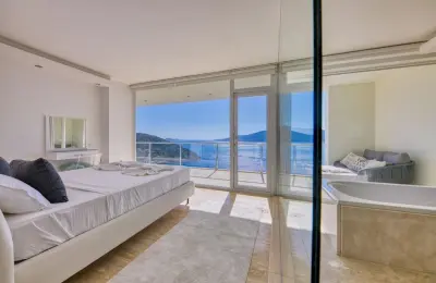 Modern 4-Bed Detached Villa with Full Sea View & Private Pool in Kalkan
