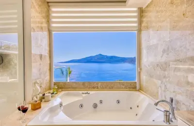 Modern 4-Bed Detached Villa with Full Sea View & Private Pool in Kalkan