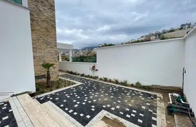 Ultra-Luxury 3-Story Detached Villa with Unobstructed Sea & Castle Views Eligible for Citizenship in Kargıcak, Alanya