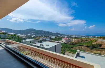 Fully Sea-View 3+1 Detached Villa Eligible for Residence Permit in Kargıcak, Alanya