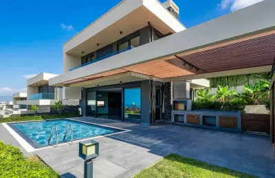 Fully Sea-View 3+1 Detached Villa Eligible for Residence Permit in Kargıcak, Alanya