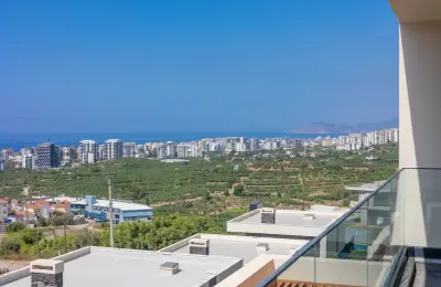 Fully Sea-View 3+1 Detached Villa Eligible for Residence Permit in Kargıcak, Alanya